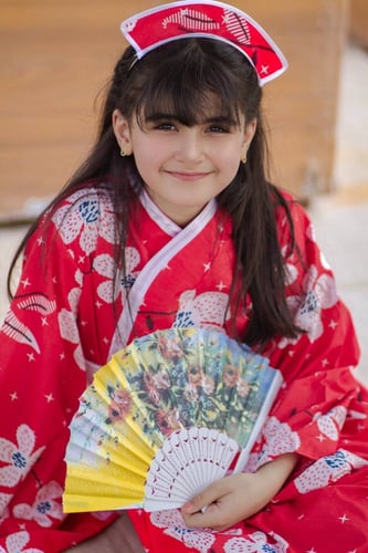 زي ياباني للأطفال