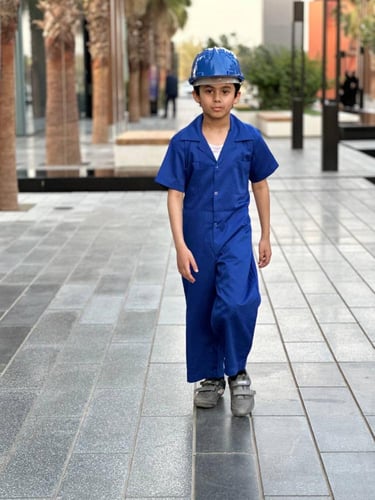 زي المهندس للأطفال