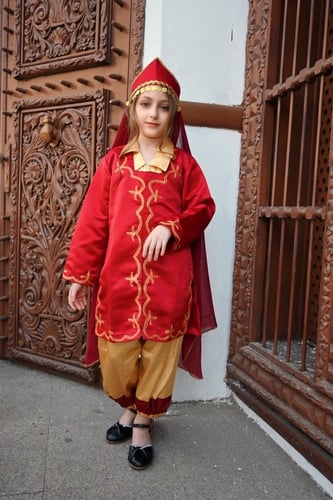 زي تركي للاطفال البناتي