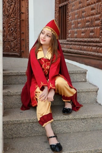 زي تركي للاطفال البناتي