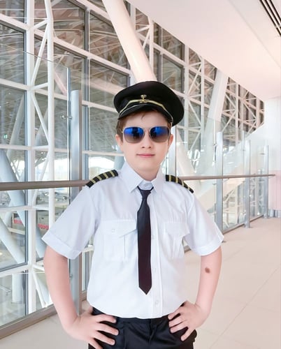 زي الطيار الصغير