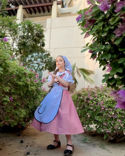 فستان فرنسا تقليدي