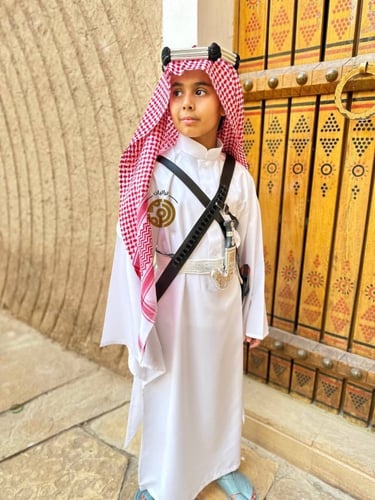 ثوب اطفال سعودي ( مرودن )