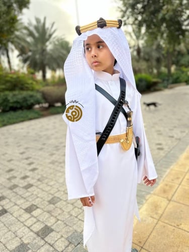 ثوب اطفال سعودي ( مرودن )