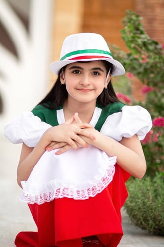 فستان ايطالي بناتي