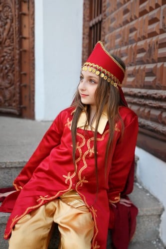 زي تركي للاطفال البناتي