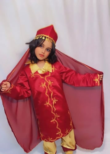 زي تركي للاطفال البناتي