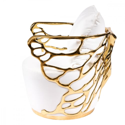 كرسي نحاس فراشة