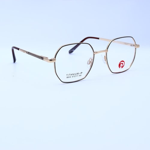 نظارة طبية ماركة بورتو موديل 8834 بإطار تيتانيوم خ...