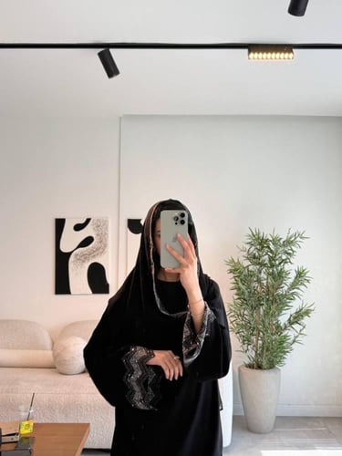 BL018 ( نص كلوش كريب سراميك مع تدخيلة هندي في الاك...