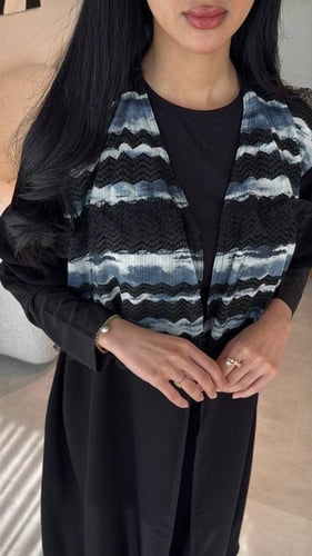 BL020(نص كلوش كريب سراميك بكم ماسك مع قماش هندي عل...