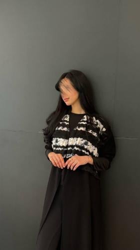 BL020(نص كلوش كريب سراميك بكم ماسك مع قماش هندي عل...