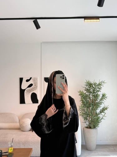 BL018 ( نص كلوش كريب سراميك مع تدخيلة هندي في الاك...