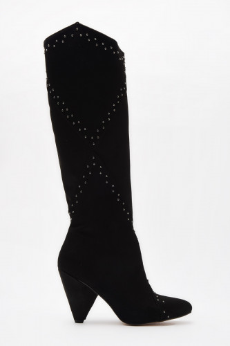 بوت نسائي أسود من ترينديول