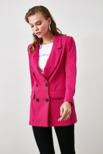 جاكيت بليزر بأزرار من ترينديول