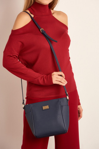 حقيبة كتف بيير كاردان كحلي