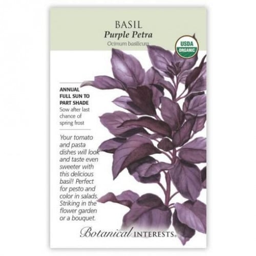 بذور ريحان بنفسجي - Purple Petra Basil Seeds