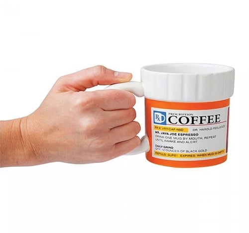 Caffeine prescription mug