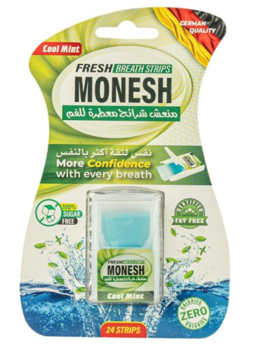 شرائط معطرة للفم نكهة النعناع من منعش - 24قطعة