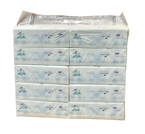 مناديل ماي كير 400منديل ناعم 4 طبقات ربطه في 10علب