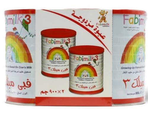 فبي ميلك حليب اطفال رقم 3( 2 *900 ) جم عبوة مزدوجه