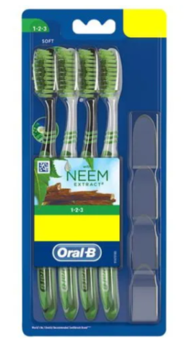 فرشاة اسنان ناعمة B 123 بخلاصة النيم من اورال