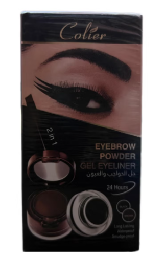 جل تحديد الحواجب البودرة 2 في 1 متعدد الألوان