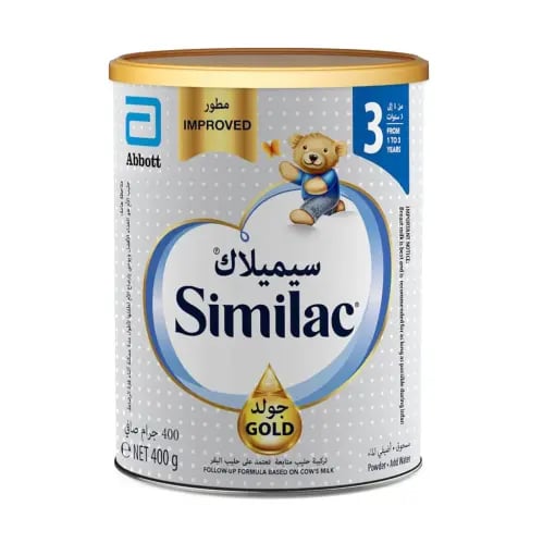 سيميلاك جولد حليب اطفال (3) داعم للنمو - 400 جم