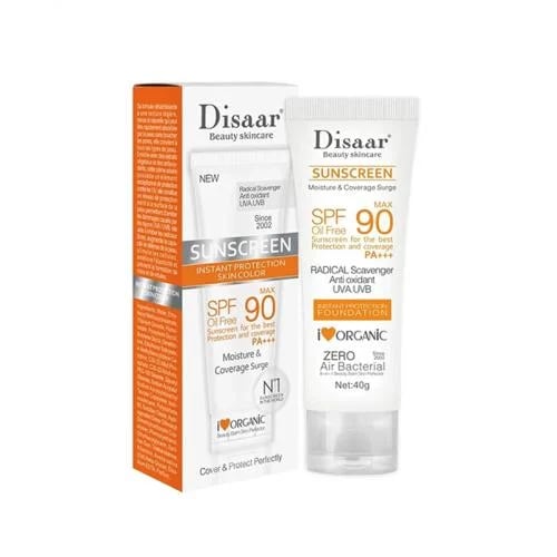 كريم مرطب وواقي شمس بمعامل SPF 90 من ديسار 40 جرام