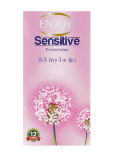 انجوي واقي ذكري سينستيف 12 قطعة