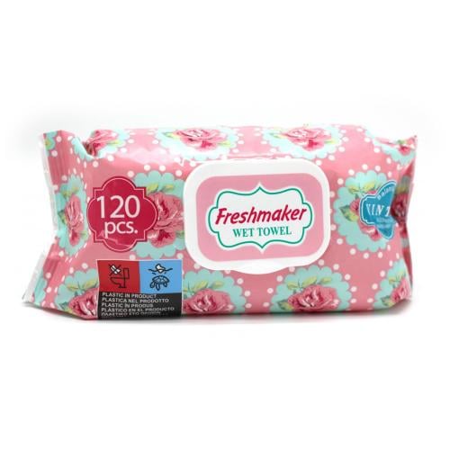 مناديل مبللة فينتاج من فريش ميكر ، 120 منديل