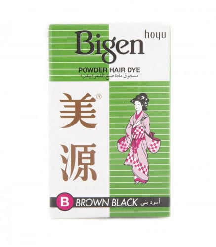 مسحوق مادة صبغ الشعر من بيجين بني اسود 6ج