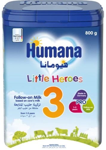 هيومانا 3، حليب أطفال من 1 - 3 سنوات - 800 جم
