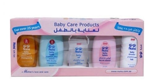 مجموعة منتجات العناية بالطفل من نونو ، 200 مل - 5...