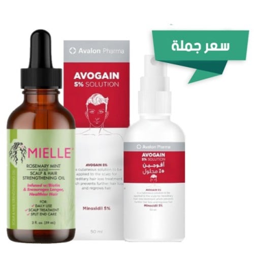محلول بخاخ افوجين 5% للرجال 50مل + ميلي اورجانيكس...