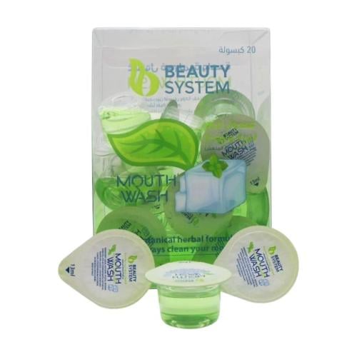 بيوتي سيستم كبسولة غسول الفم بنكهة النعناع