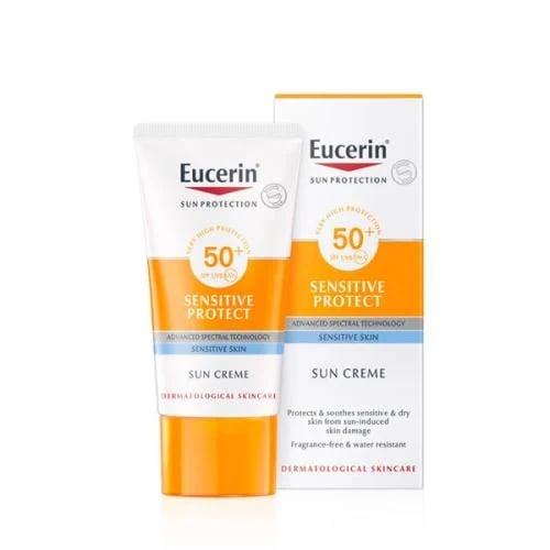 يوسيرين كريم واقي الشمس +SPF 50 للبشرة الحساسة - 5...