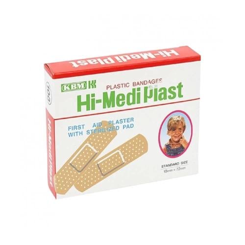 لاصق طبى هاى ميدى بلاست 19 فى 72 مم 100 قطعة