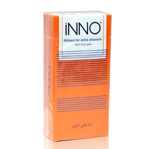 واقي ذكري مضلع لزيادة المتعة للرجال من اينو - 12 ح...