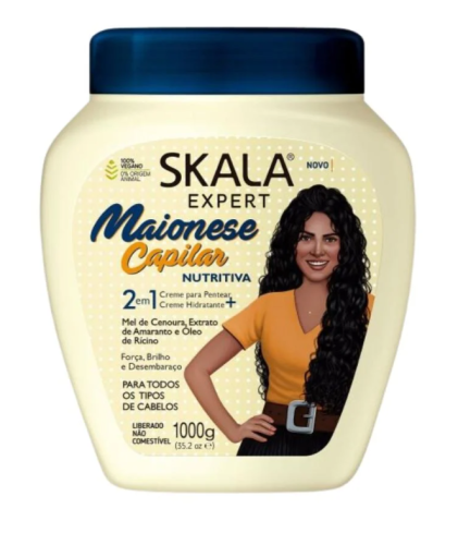 كريم علاجي للشعر الداكن بالطين الاسود من سكالا اكس...