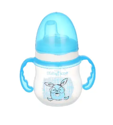 بيبي تايم كوب ضد الانسكاب مع مسكة يد 150مل