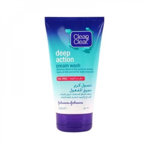 غسول كريم عميق المفعول من كلين اند كلير - 150مل