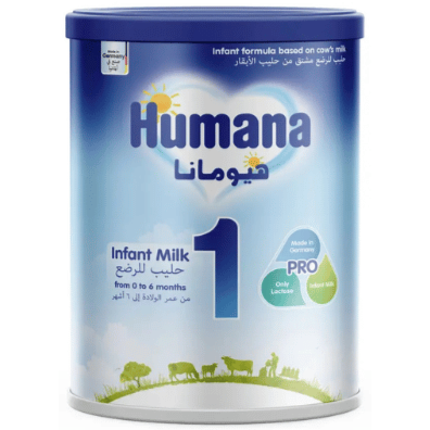 هيومانا 1، حليب أطفال من 0 - 6 أشهر - 1100 جم
