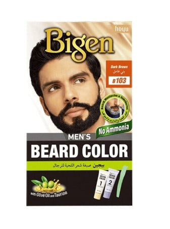 Bigen Men's Beard Dye - Dark Brown B103