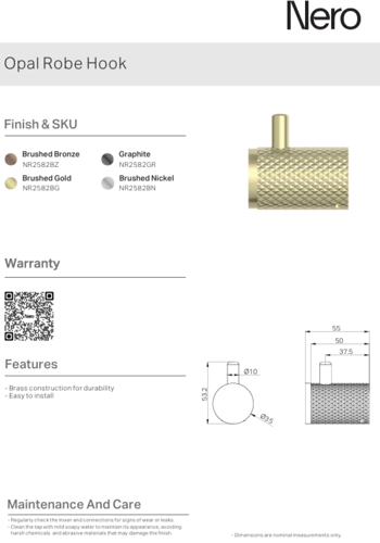 علاقة ملابس - علاقة مناشف اللون البرونزي المصقول (...