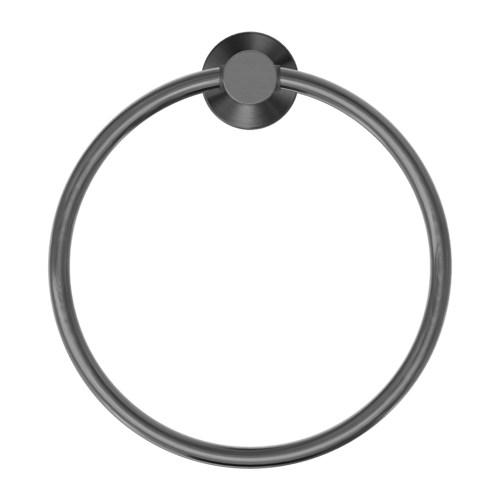 علاقة مناشف دائرية اللون معدني رمادي نيرو / Nero