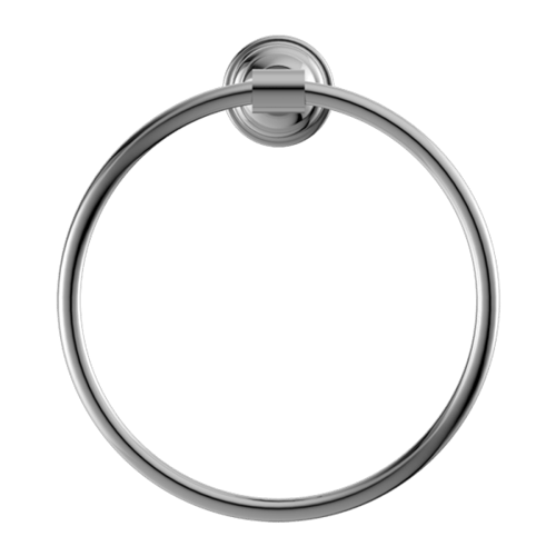 علاقة مناشف دائرية (18 القطر) اللون الكروم (يورك ت...