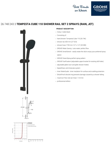 مسطرة مسطرة سماعة يد ولي اللون اسود تيمبستا جروهي...