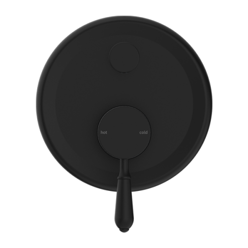 وجه خلاط شاور خطين - محول - اللون الاسود المطفي مع...