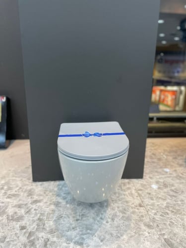 كرسي معلق دائري رمادي مطفيء تيفاني / Tiffany